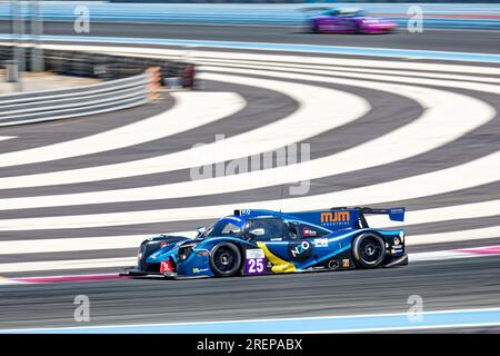 Lemans Cup 2023 im Circuit Paul Ricard, Castellet, FRANKREICH, 16/07/2023 Florent 'MrCrash' B.. Stockfoto