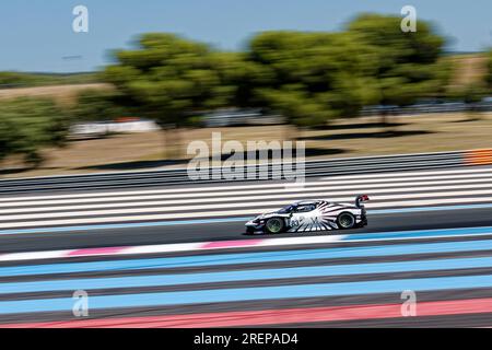 Lemans Cup 2023 im Circuit Paul Ricard, Castellet, FRANKREICH, 16/07/2023 Florent 'MrCrash' B.. Stockfoto