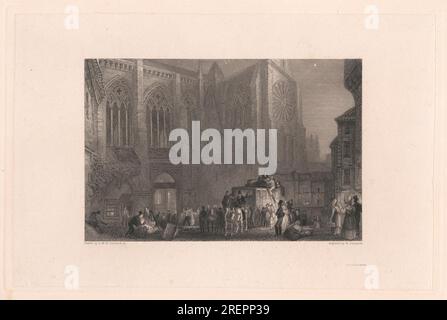 St. Julian's, Tours 1833 von William Radclyffe Stockfoto