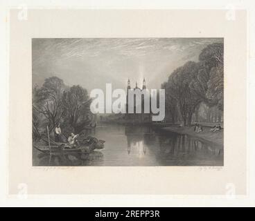 Eaton College, Berkshire, zwischen 1827 und 1838 von William Radclyffe Stockfoto