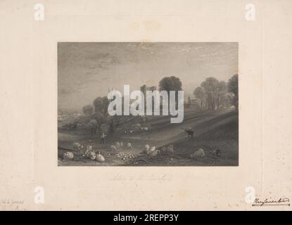 Ashby de la Zouch, Leicestershire 1832 von William Radclyffe Stockfoto