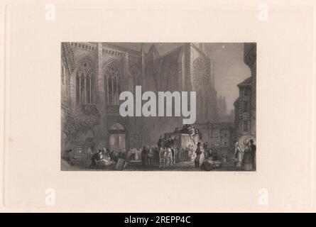 St. Julian's, Tours 1833 von William Radclyffe Stockfoto