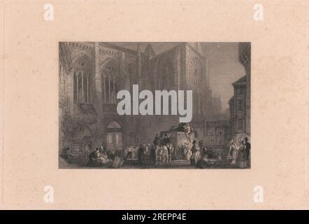 St. Julian's, Tours 1833 von William Radclyffe Stockfoto