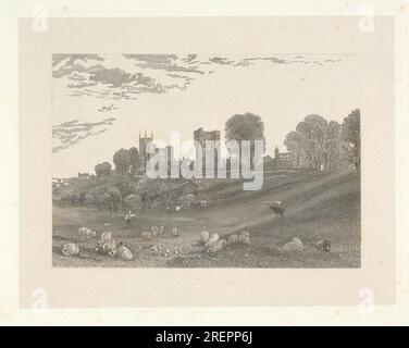 Ashby de la Zouch, Leicestershire 1832 von William Radclyffe Stockfoto