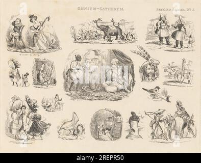 Ominum Gatherum, zweite Serie, Nr. 5 1831 von Henry Heath Stockfoto