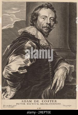 "Pieter de Jode II. Nach Sir Anthony van Dyck, Adam de Coster, wahrscheinlich 1626/1641, Gravur, Rosenwald-Sammlung, 1943,3.8274' Stockfoto