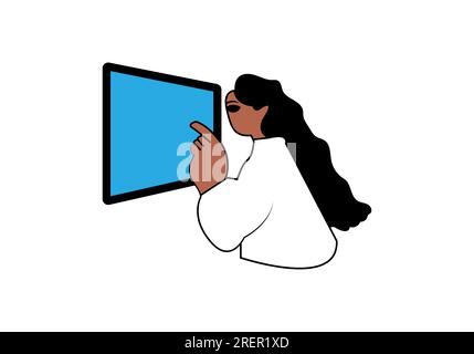 Business Team - Symbolgruppe für Linienvektor. Pixel perfekt. Stock Vektor