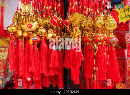 Souvenirs in Chinatown, Singapur Stockfoto