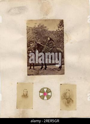 Queen Victoria und John Brown - George Washington Wilson 1863 von George Washington Wilson Stockfoto