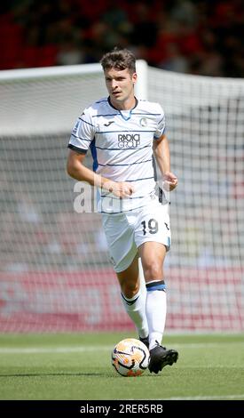 Atalantas Berat Djimsiti während des Vorsaison-Freundschaftsspiels im Vitality Stadium, Bournemouth. Bilddatum: Samstag, 29. Juli 2023. Stockfoto