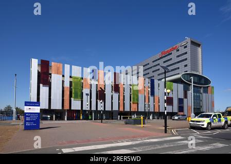Hilton Hampton Hotel außerhalb von Liverpool John Lennon Airport Liverpool England UK Stockfoto