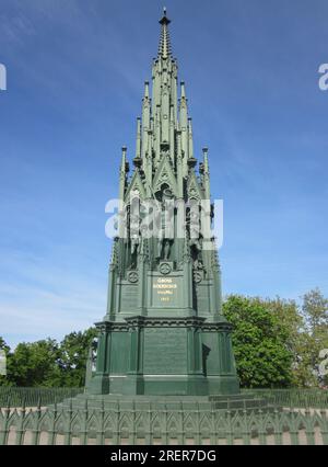 Preußisches Nationaldenkmal für die Befreiungskriege vom 10. Mai 2012 von Ludwig Wilhelm Wichmann Stockfoto