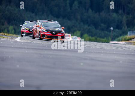 107 RICCIARINI Cristian (ITA), ESSECORSE, Aktion während der 7. Runde des Clio Cup Europe 2023 vom 28. Bis 30. Juli 2023 auf dem Nürburgring in Nürburg, Deutschland - Photo Clément Luck/DPPI Credit: DPPI Media/Alamy Live News Stockfoto