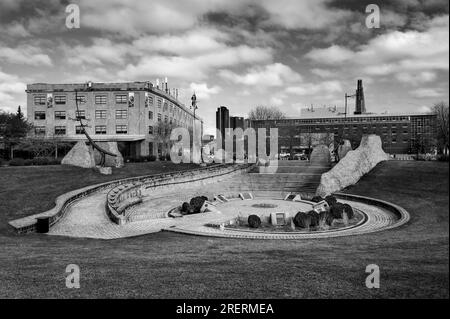 Oodena Celebration Circle, Winnipeg Stockfoto