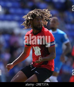 Peterborough, Großbritannien. 29. Juli 2023. Dion Sanderson (BC) beim Vorjahresspiel Peterborough United gegen Birmingham City, im Weston Homes Stadium, Peterborough, Cambridgeshire. Kredit: Paul Marriott/Alamy Live News Stockfoto