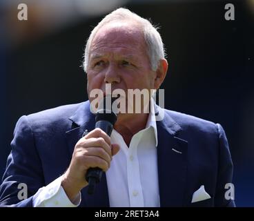 Peterborough, Großbritannien. 29. Juli 2023. Barry Fry (Peterborough UTD Director of Football), beim Vorjahresspiel Peterborough United gegen Birmingham City, im Weston Homes Stadium, Peterborough, Cambridgeshire. Kredit: Paul Marriott/Alamy Live News Stockfoto