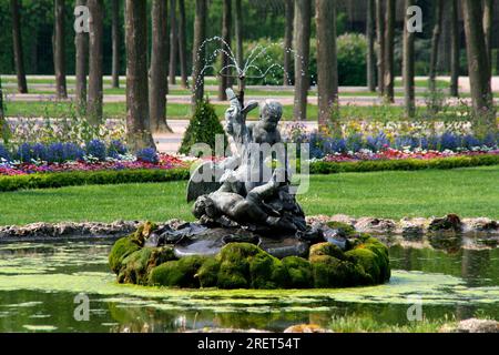 Schloss Schwetzingen, Schloss Schwetzingen, nahe Mannheim, Baden-Württemberg, Deutschland Stockfoto