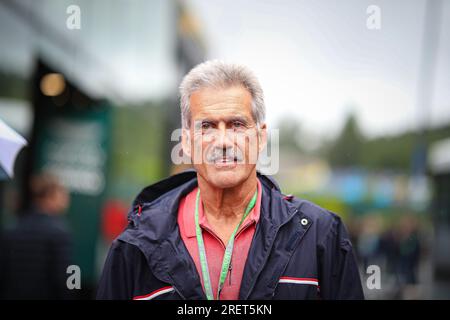 Mario Theissen (GER) ist während der belgischen GP, Spa-Francorchamps am 27-30. Juli 2023 Formel-1-Weltmeisterschaft 2023, zwischen 1999-2009 und F1 BMW Motorsport Director. Stockfoto