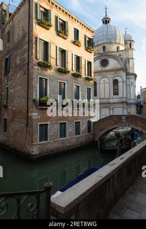 Kirche von Santa Maria dei Miracoli, Venedig, Italien Stockfoto