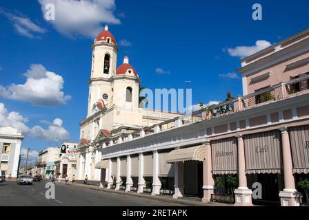 Kathedrale der Unbefleckten Empfängnis, Parque Jose Marti, Cienfuegos, Kuba Stockfoto