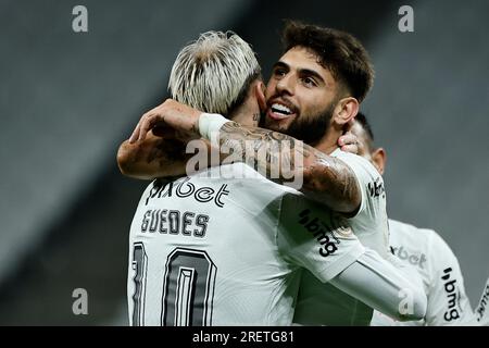 Sao Paulo, Brasilien. 29. Juli 2023. Spiel zwischen Corinthianern und Vasco für die 17. Runde der brasilianischen Meisterschaft 2023 in der Neo Quimica Arena, im Osten von Sao Paulo, Samstagabend, 29. Adriana Spaca/SPP (Adriana Spaca/SPP) Kredit: SPP Sport Press Photo. Alamy Live News Stockfoto