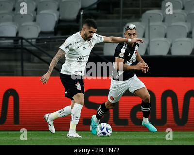 Sao Paulo, Brasilien. 29. Juli 2023. Spiel zwischen Corinthianern und Vasco für die 17. Runde der brasilianischen Meisterschaft 2023 in der Neo Quimica Arena, im Osten von Sao Paulo, Samstagabend, 29. Adriana Spaca/SPP (Adriana Spaca/SPP) Kredit: SPP Sport Press Photo. Alamy Live News Stockfoto