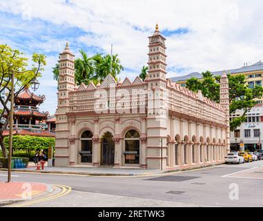 Nagore Dargah Indian Muslim Heritage Centre, Telok Ayer St, Singapur Stockfoto