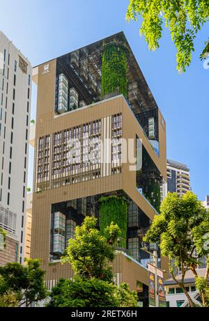 Pan Pacific Hotel Orchard, ein neues biophil gestaltetes Hotel im Orchard-Viertel von Singapur Stockfoto