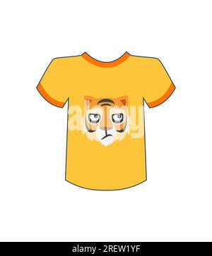 T-Shirt-Design mit Charakter Stock Vektor