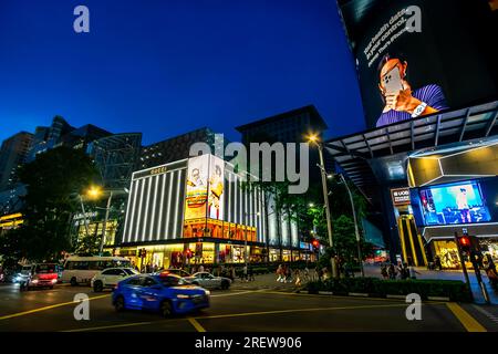Das Paragon ist ein luxuriöser Einkaufskomplex in der Orchard Road Gegend von Singapur. Stockfoto