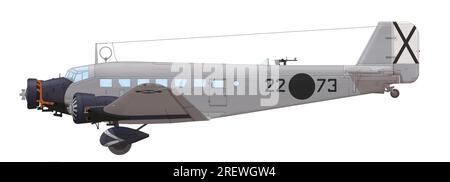 Junkers Ju 52/3mg3e (22○73) of the Legion Condor, 1936 Stockfoto