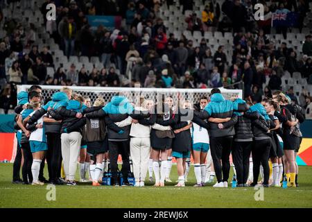 Dunedin, Neuseeland. 30. Juli 2023 FIFA Frauen-Weltmeisterschaft 2023 Gruppe A – Schweiz gegen Neuseeland. Das Gastgeberteam Neuseeland hat es nach dem Torlosenziehen mit der Schweiz nicht geschafft, die K.O.-Phasen der FIFA Frauen-Weltmeisterschaft 2023 zu erreichen. Die Schweiz tritt als Gruppensieger an. Dat Do/Alamy Live News. Stockfoto