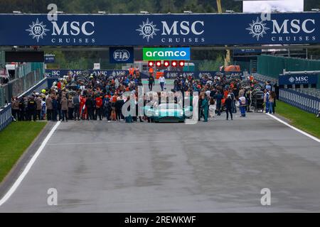 Stavelot, Belgique. 30. Juli 2023. Startgitter, Grille de Depart, während der 10. Runde der FIA-Formel-2-Meisterschaft 2023 vom 28. Bis 30. Juli 2023 auf dem Circuit de Spa-Francorchamps in Stavelot, Belgien - Foto Paul Vaicle/DPPI Credit: DPPI Media/Alamy Live News Stockfoto