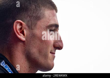 Stavelot, Belgique. 30. Juli 2023. DOOHAN Jack (aus), UNI-Virtuosi Racing, Dallara F2, Portrait während der 10. Runde der FIA Formel-2-Meisterschaft 2023 vom 28. Bis 30. Juli 2023 auf dem Circuit de Spa-Francorchamps in Stavelot, Belgien - Foto Paul Vaicle/DPPI Credit: DPPI Media/Alamy Live News Stockfoto