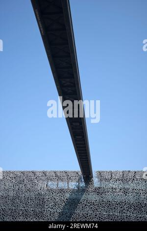 Mucem Bridge Walkway Marseille Frankreich Stockfoto