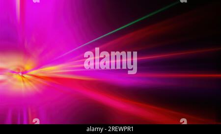 Wurmloch durch Zeit und Raum. Computergeneriertes 3D-Rendering Stockfoto