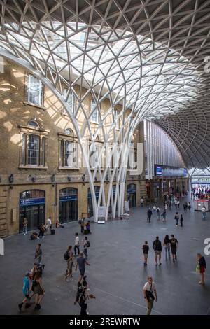 Kings Cross Station Celling mit Baldachin Stockfoto