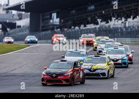 107 RICCIARINI Cristian (ITA), ESSECORSE, Aktion während der 7. Runde des Clio Cup Europe 2023 vom 28. Bis 30. Juli 2023 auf dem Nürburgring in Nürburg, Deutschland - Photo Clément Luck/DPPI Credit: DPPI Media/Alamy Live News Stockfoto