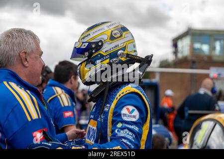 Darlington, Großbritannien. 30. Juli 2023. Runde 16 während der British Touring Car Championship am Croft Circuit, Darlington, Großbritannien, am 30. Juli 2023. Foto: Chris Williams. Nur redaktionelle Verwendung, Lizenz für kommerzielle Verwendung erforderlich. Keine Verwendung bei Wetten, Spielen oder Veröffentlichungen von Clubs/Ligen/Spielern. Kredit: UK Sports Pics Ltd/Alamy Live News Stockfoto