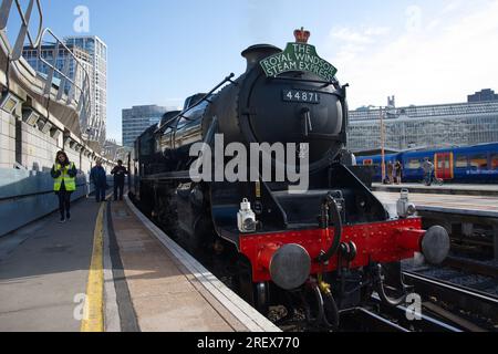 Der Royal Windsor Steam Express von London nach Windsor Stockfoto