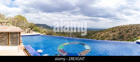 OL Talet Cottages an der magadi Road unterhalb des Oepolos Country Club, Kiserian Stockfoto