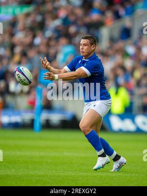 Edinburgh, Großbritannien. 29. Juli 2023: The Famous Grouse Nations Series. Während der Scotland gegen Italy International, Scottish Gas - Murrayfield, Edinburgh. Kredit: Ian Rutherford Alamy Live News Stockfoto