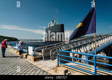 USS Nautilus (SSN-571) The Submarine Force Library & Museum   Groton, Connecticut, USA Stockfoto