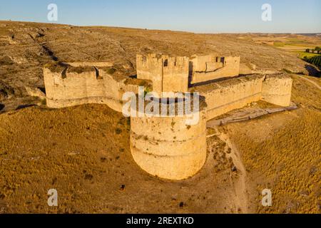 Burg aus dem 15. Jahrhundert, Berlanga de Duero, Soria, autonome Gemeinschaft Castilla y León, Spanien, Europa Stockfoto