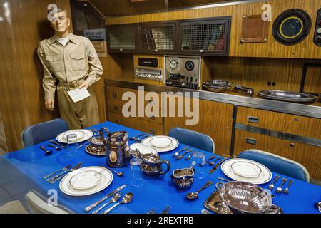 USS Nautilus (SSN-571) Interior The Submarine Force Library & Museum   Groton, Connecticut, USA Stockfoto