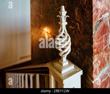 Treppe der Stalinist VIP-Ankunftslounge des Generalshotel am Flughafen Berlin Stockfoto