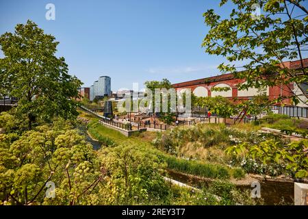 MAYFIELD PARK in GTR Manchester Stockfoto