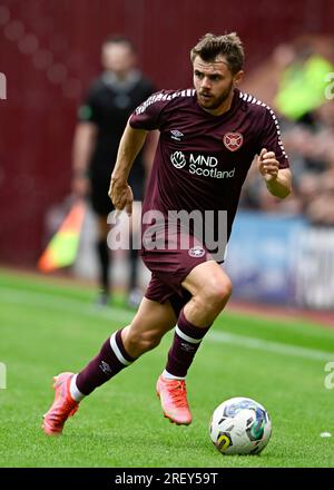 Edinburgh, Großbritannien. 30. Juli 2023. Alan Forrest of Hearts während des Vorsaison Freundschaftsspiels im Tynecastle Park, Edinburgh. Das Bild sollte lauten: Neil Hanna/Sportimage Credit: Sportimage Ltd/Alamy Live News Stockfoto