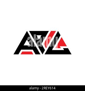 APL-Logo mit Dreiecksbuchstaben und Dreiecksform. APL-Dreieck-Logo-Monogramm. Vorlage für APL-Dreieck-Vektor-Logo in roter Farbe. APL Triangul Stock Vektor
