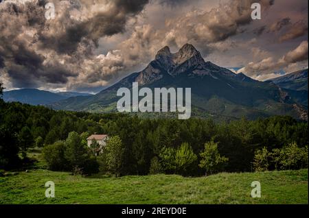 Pedraforca, Bergueda, Katalonien, Spanien Stockfoto